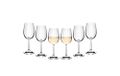 Gerlach 1760 witte wijnglazen, 280 ml, vaatwasmachinebestendig, transparant, 6 stuks