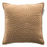 Douceur d'intérieur Decoratieve kussenhoes bruin 40x40 cm