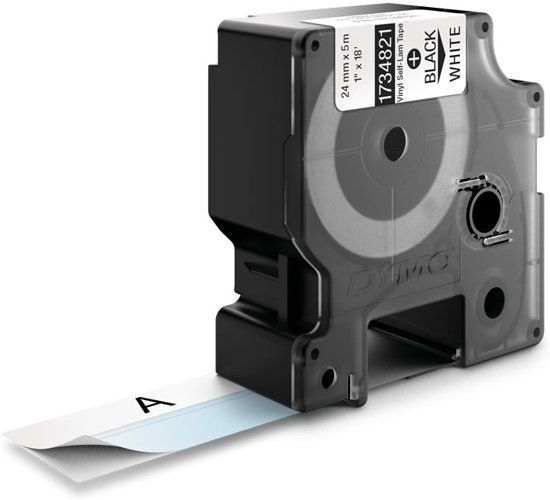 DYMO 24mm RHINO Self-Laminating Vinyl tape Wit