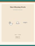 Short Rhyming Words