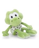 62266 NICI 62266 Knuffeldier kikker Fridolin Frog, 18 cm, groen