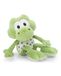 62266 NICI 62266 Knuffeldier kikker Fridolin Frog, 18 cm, groen