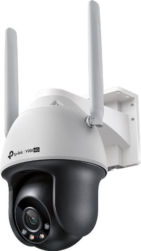 TP-Link VIGI C540-4G - 4MP Outdoor IP Camera - Pan/Tilt - Black/White