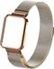 Strap-it Milanese band - rosé goud - Geschikt voor Xiaomi Mi Watch Lite