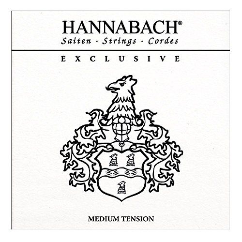 Hannabach 652738 Exclusive Serie Medium Tension - 3-delige bas klassieke gitaarsnaren