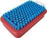 Nylon polishing brush for cleaning skis