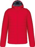 Kariban Outdoorjas 'Lightweight Hood Padded' Rood - L