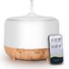 Diffuseur d'huiles essentielles Aroma diffuser 500 ml 15 couleurs de lumière Jaune