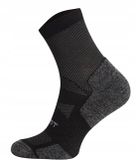Black Peak Quarter Sokken - Merino Wol - Maat 35-38 - Zwart