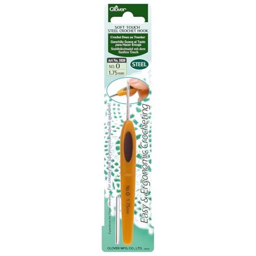 Clover Soft Touch Staal Haaknaald: 1.75mm
