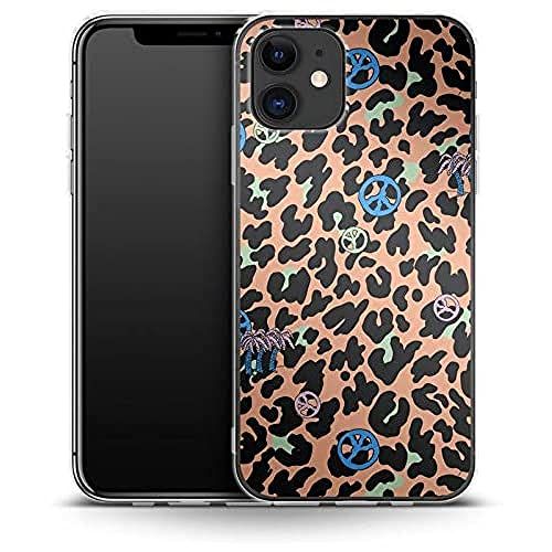 caseable iPhone 11 Case - Silicone - Leopard Peace Palms