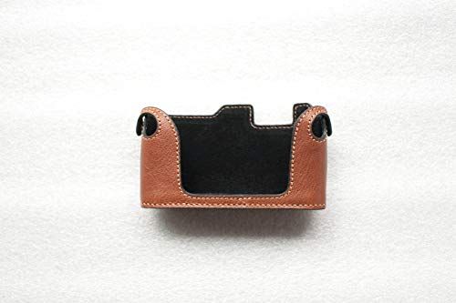 Funper Handgemaakte Echt Lederen Half Camera Hoesje Hoes voor Voigtlander Bessa R, BRON