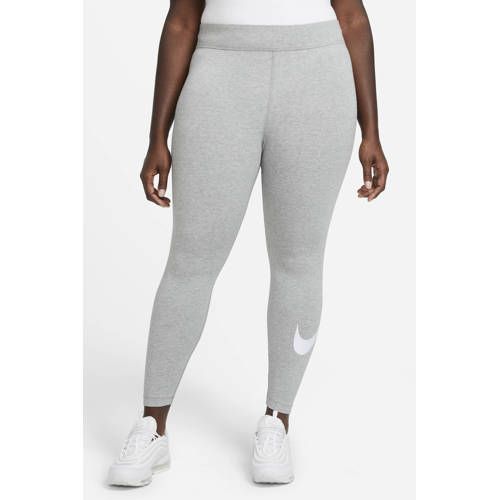 Nike Legging Grijs Melange/Wit - Dames