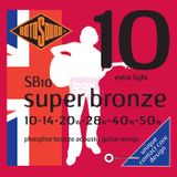 Rotosound SB10 Super Bronze akoestische gitaarsnaren .010-.050w