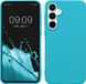 kwmobile telefoonhoesje geschikt voor Samsung Galaxy A55 5G - Back cover in ijsblauw