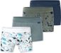 Schiesser Trunk Fine Rib Multi 4-pack Katoen Gemengde Kleuren Heren