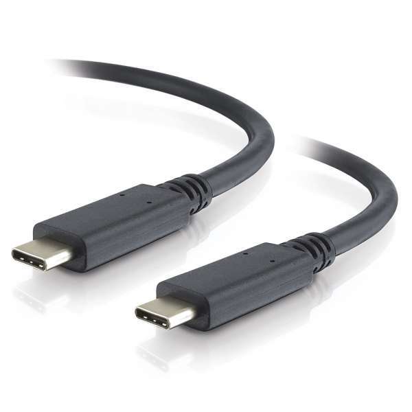 C2G 1m USB 3.1 (USB 3.1 Gen 2) USB-C mannelijk naar mannelijk kabel