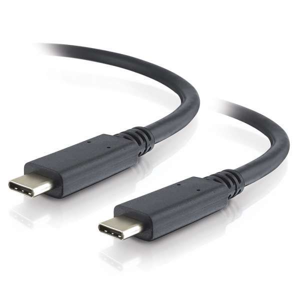 C2G USB-C naar USB-C Kabel - 1m - Zwart