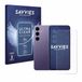 Savvies - Protection d'écran pour Samsung Galaxy S24 Enterprise Edition (Avant+Caméra) - Film protecteur transparent 6 Pièces