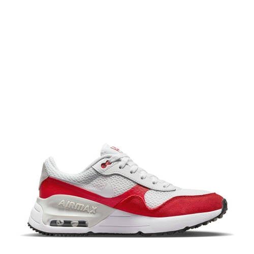 Nike Air Max SYSTM Sneakers - Wit/Rood/Lichtgrijs