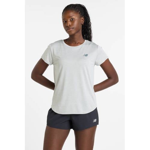 New Balance sportshirt lichtgrijs