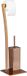 Merkloos Relaxdays Toiletaccessoires Set WIMEDO - RVS - Staand - Koperkleurig