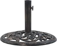 vidaXL Parasolvoet brons 12 kg 48 cm gietijzer