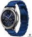 Strap-it Stalen Smartwatch bandje - Blauw - Geschikt voor Samsung Gear S3 Classic & Frontier
