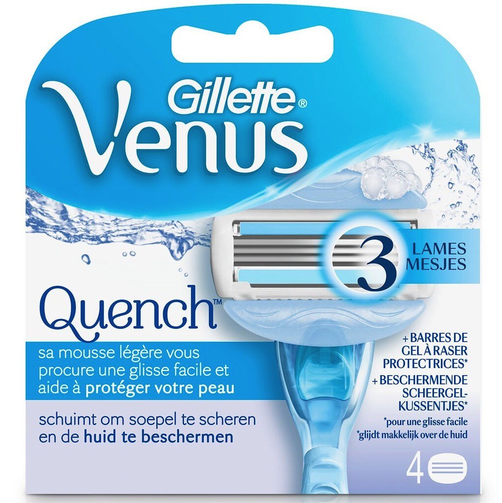 Gillette Quench - 4 stuks - Scheermesjes