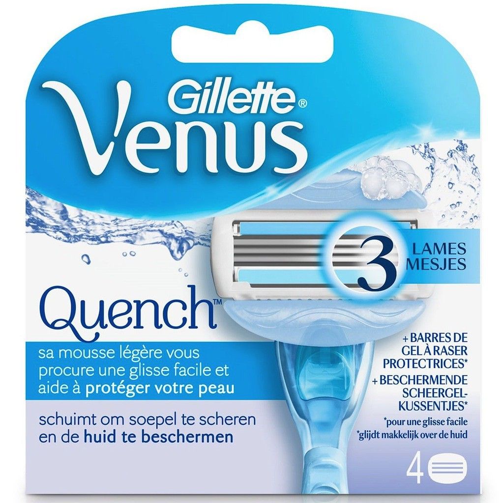 Gillette Quench - Scheermesjes - 4 stuks