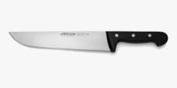 Arcos Slagersmes met lemmet van nitrum roestvrij staal 250 mm. 353 g. Professioneel slagersmes, ergonomische handgreep POM. Universele serie. Kleur: zwart.