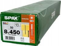 Spax Universele Houtschroeven 8x450mm WIROX T-40 Kegel 50st