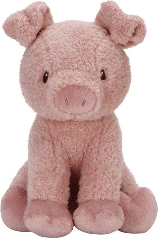 Little Dutch Little Farm Pig Plush Toy - 25cm - Pink