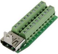Tru Components 1229327 HDMI-connector Bus, montage horizontal, 20 pôles, Argent, 1 pièce