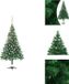 vidaXL Kunstkerstboom - Premium - Kerstboom - 180 cm - Met 564 takken - Groen - Met LED's