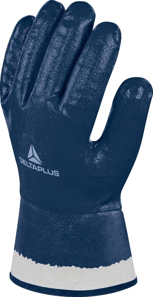 deltaplus Delta Plus Handschoen Nitril op Katoenen Drager Blauw - maat 11