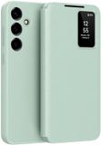 Techsuit Hoesje geschikt voor Samsung Galaxy A37 - SmartView Book Wallet Case - Groen