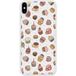 iPhone XS Max Cupcake vintage bedrukt siliconen hoesje