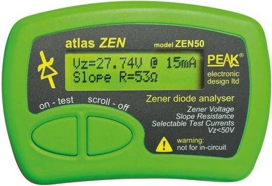 Atlas Zen - Zenerdiode-Analysator (0 - 50 V)
