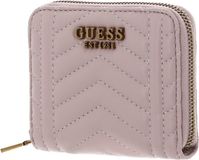 GUESS Lovide SLG Small Zip Around Wallet Rosewood Roze