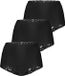 Ten Cate 3-pack Secrets kanten high waist slip - Zwart / M