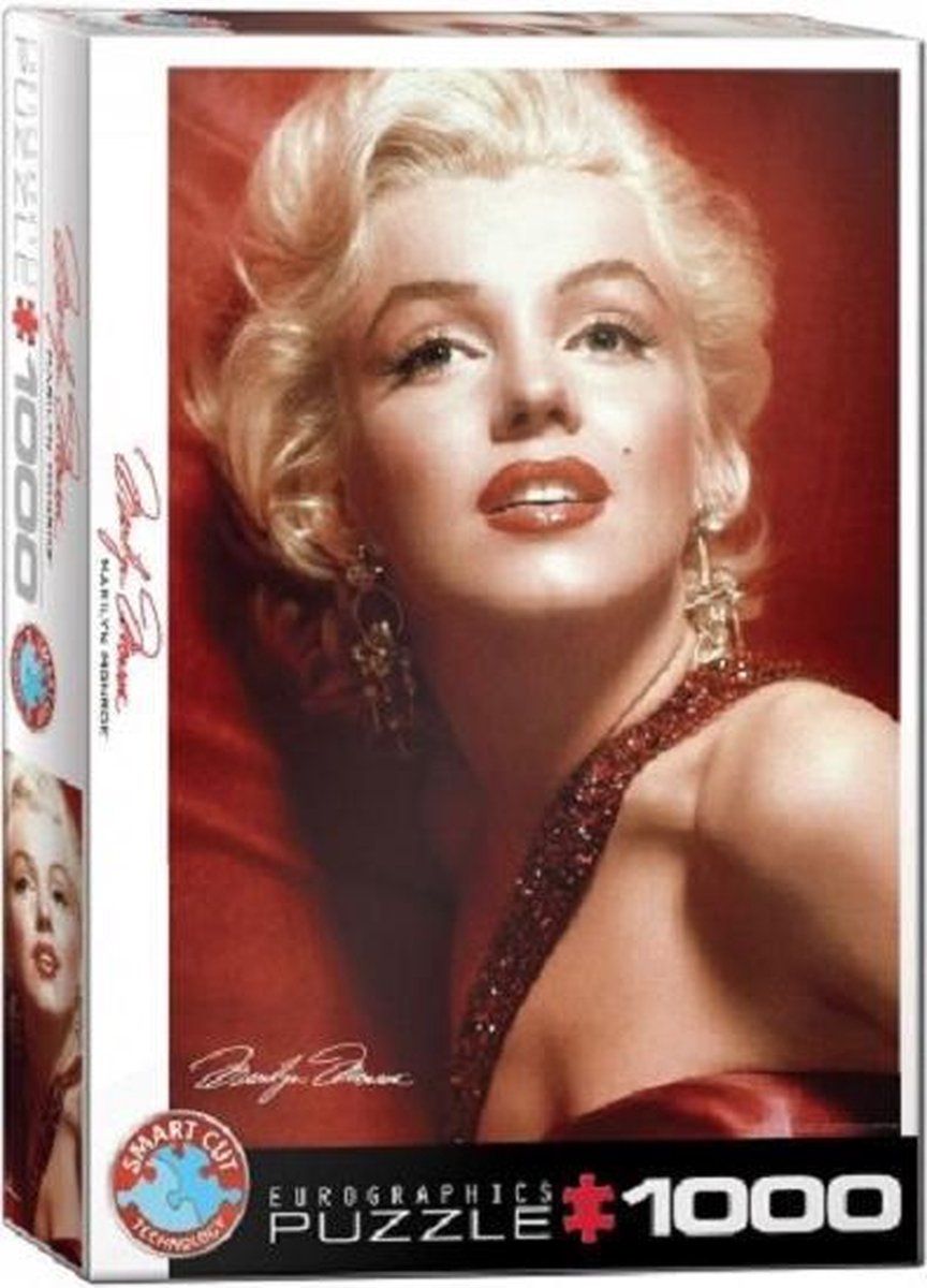 Eurographics Marilyn Monroe Red Portrait Puzzle (1000 pieces) - EAN: 0628136608121
