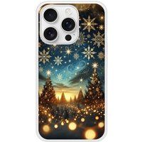 Apple iPhone 16 Pro magie de noel bedrukt siliconen hoesje