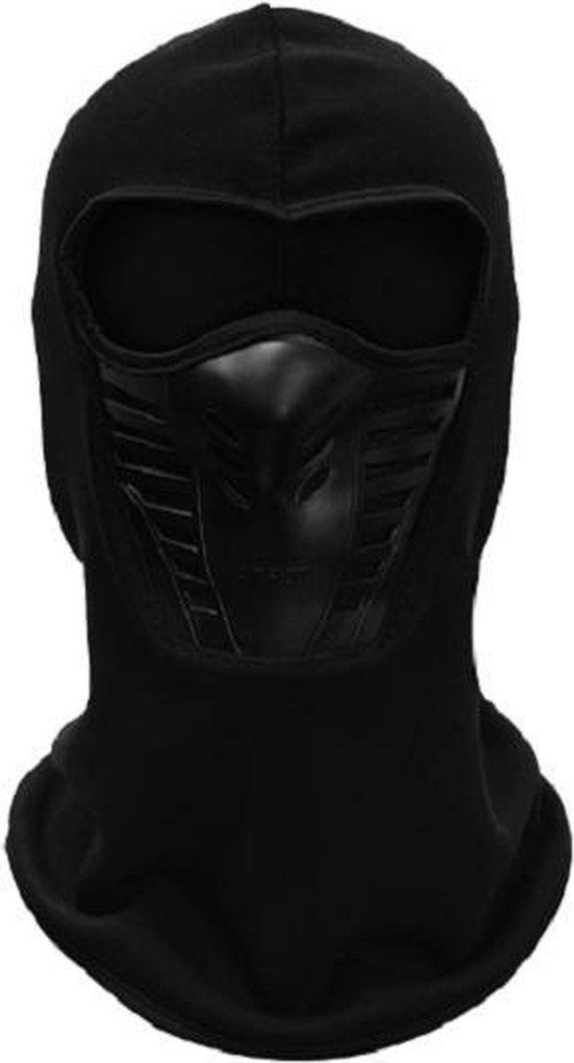 Merkloos / Sans marque Zwarte bivakmuts - Unisex - One size - Motor/ski masker