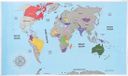 Merkloos / Sans marque Out Of The Blue Kg Wereldkaart kraskaart - wereld poster - 52 x 88 cm - Educatief/Aardrijkskunde - Scratch Map