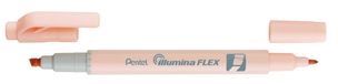 Pentel Illumina Flex marqueur 1 pièce(s) Pointe biseautée/fine Orange