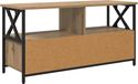 vidaXL TV-Lowboard, 90 x 33 x 45 cm, Artisan Eichenholz