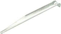 ProPlus Bol 6x grondpennen/tentharingen aluminium geribbeld 18,5 cm - Rotspennen
