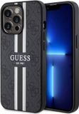 GUESS HC MagSafe 4G PRINTED STRIPES NOIR Coque arrière pour Apple iPhone 13 Pro - Noir