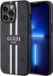 GUESS HC MagSafe 4G PRINTED STRIPES BLACK iPhone 13 Pro Back Cover for Apple iPhone 13 Pro - Black